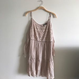 BLUSH LACE SUN DRESS